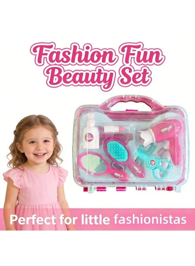 Oldzhan 10 piece set of makeup toys, pretend to be makeup, toys that girls like, and gifts - Image 1
